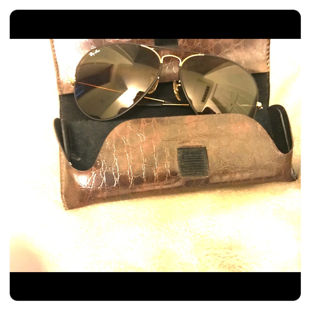 Ray Ban aviator sun glasses