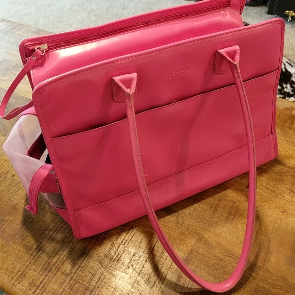 Outward Hound Pink Dog Pet Carrier Purse