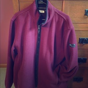 Izod zip fleece jacket