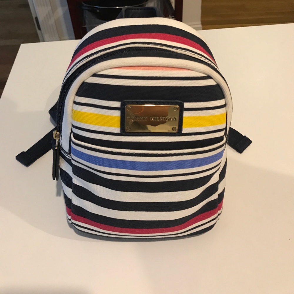 Tommy Hilfiger colorful striped mini back pack