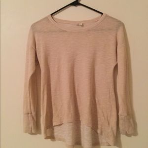<FINAL PRICE> Mudd Tan High Low Long Sleeve