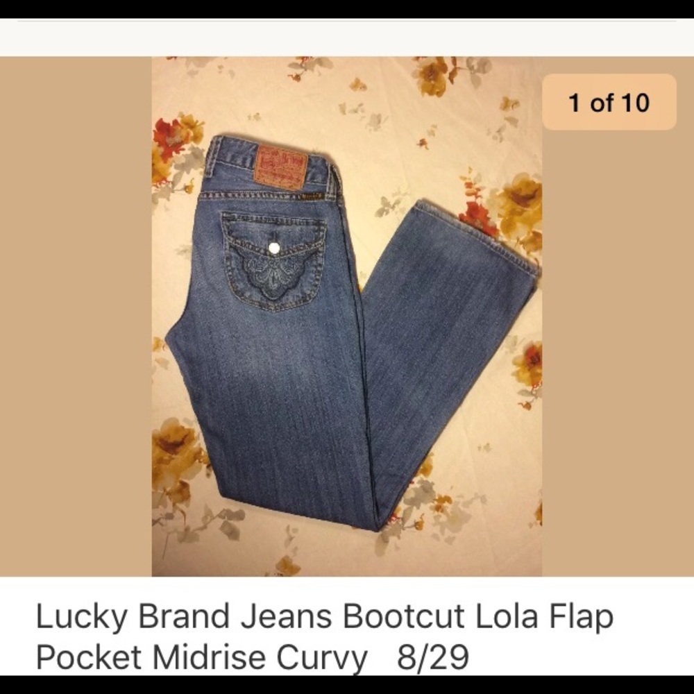 Lucky Brand Lola jeans Bootcut 8/29