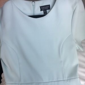 Topshop minty blue dress