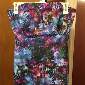 Strapless short dress brand new with tags