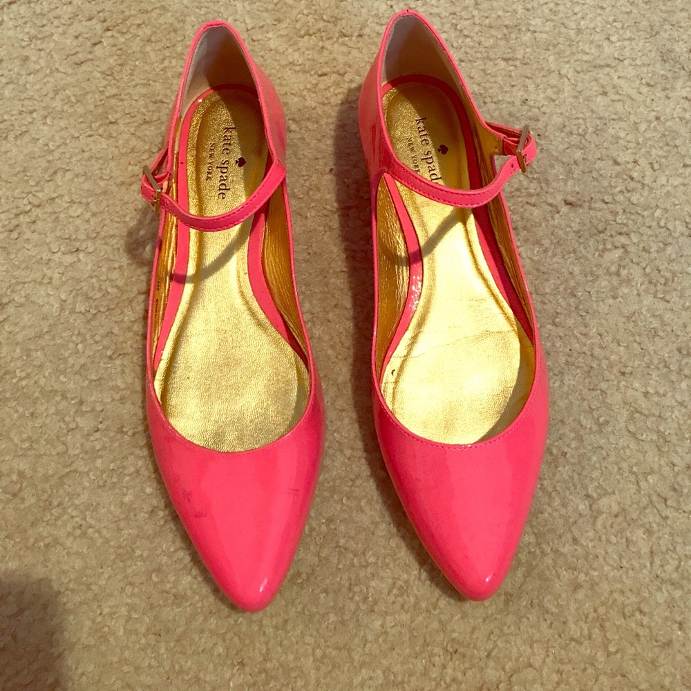 Kate Spade flats with buckle