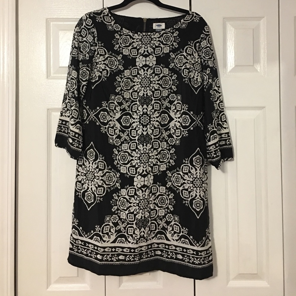 Black & White Pattern Dress