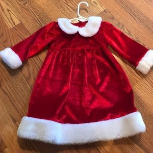 Girls Christmas Santa dress