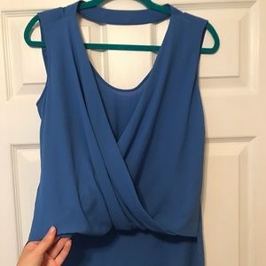 High Low Sleeveless Blouse