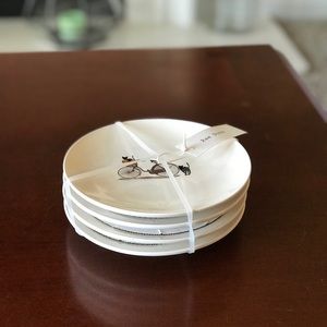Rae Dunn Halloween Plate Set- The Black Cat