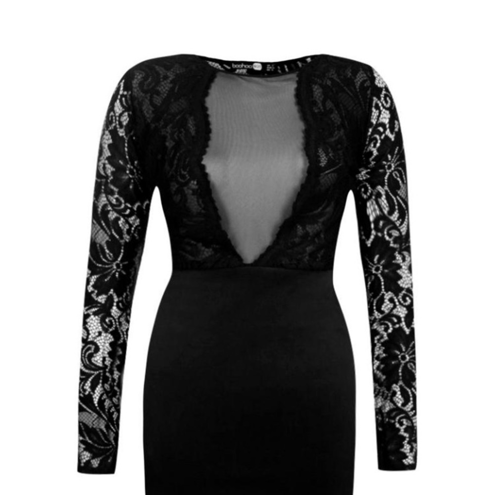 MWT LBD- Long sleeve little black dress