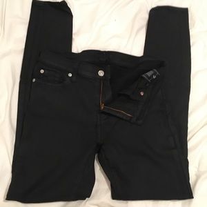 Seven Jeans Skinny Metallic Coated