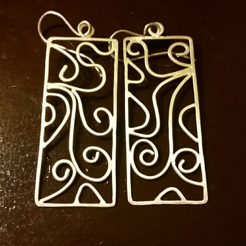 Handmade sterling silver earings