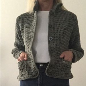 Mod O Doc Waffle Weave Jacket Distressed Agua