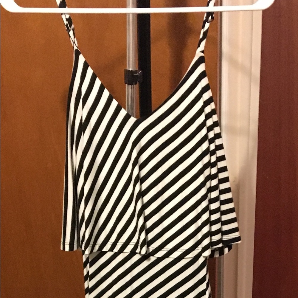 Spaghetti strap long dress