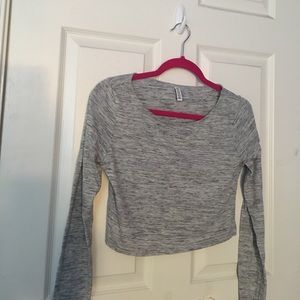 H&M Long Sleeve Crop Top (Price Negotiable)
