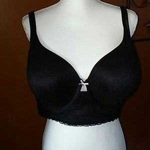 Lane Bryant 44DDD Black 7hook