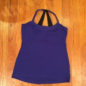 Lululemon size 12 tank with built in support