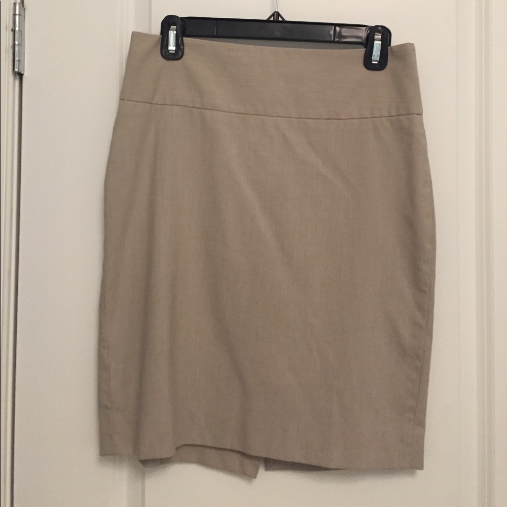 The Limited Khaki Pencil Skirt - Size 4