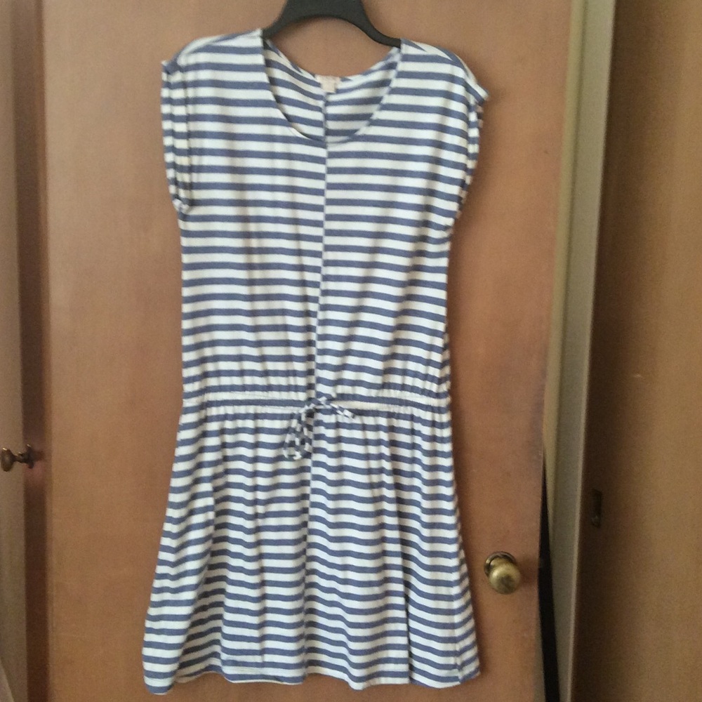 Striped cotton dress