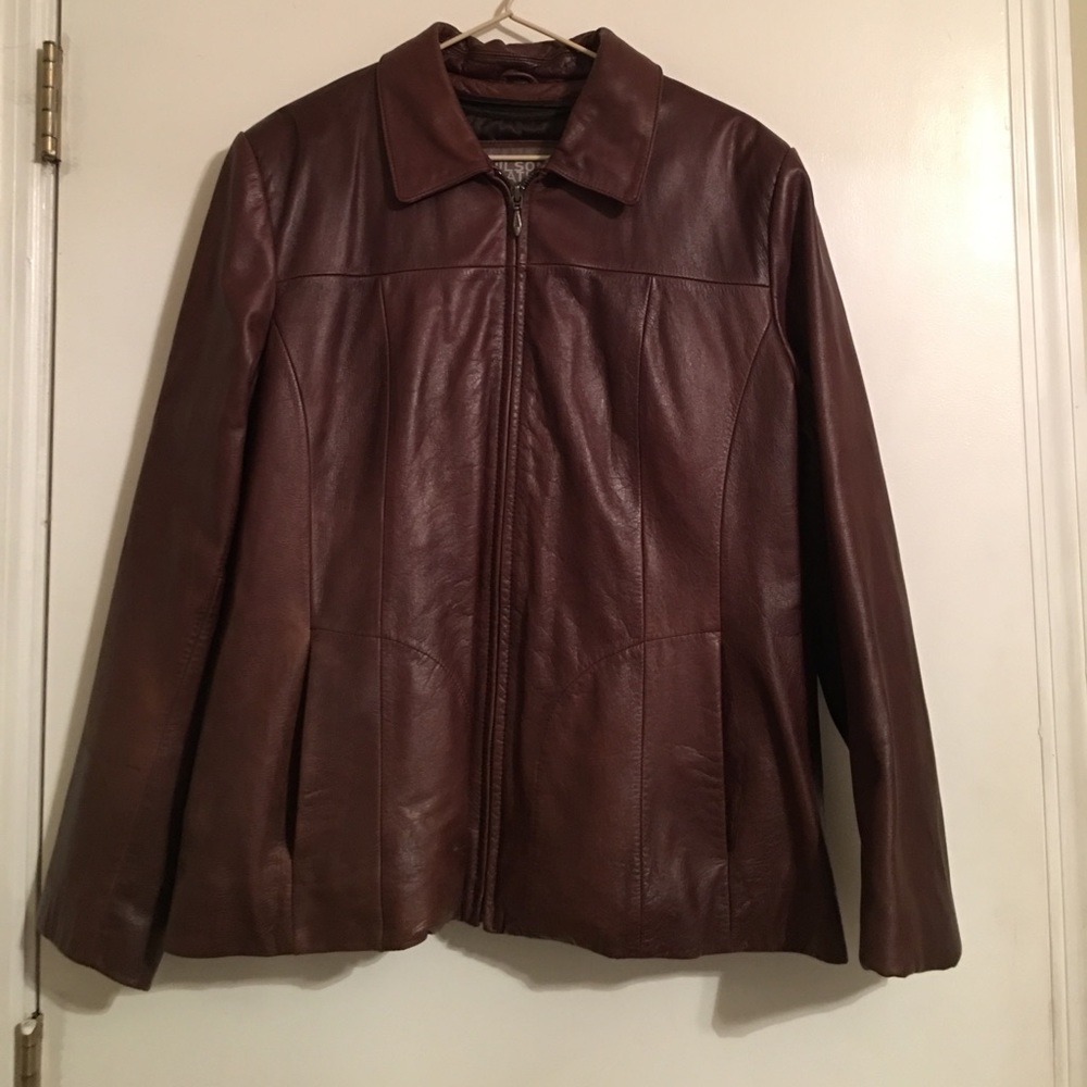 Leather jacket