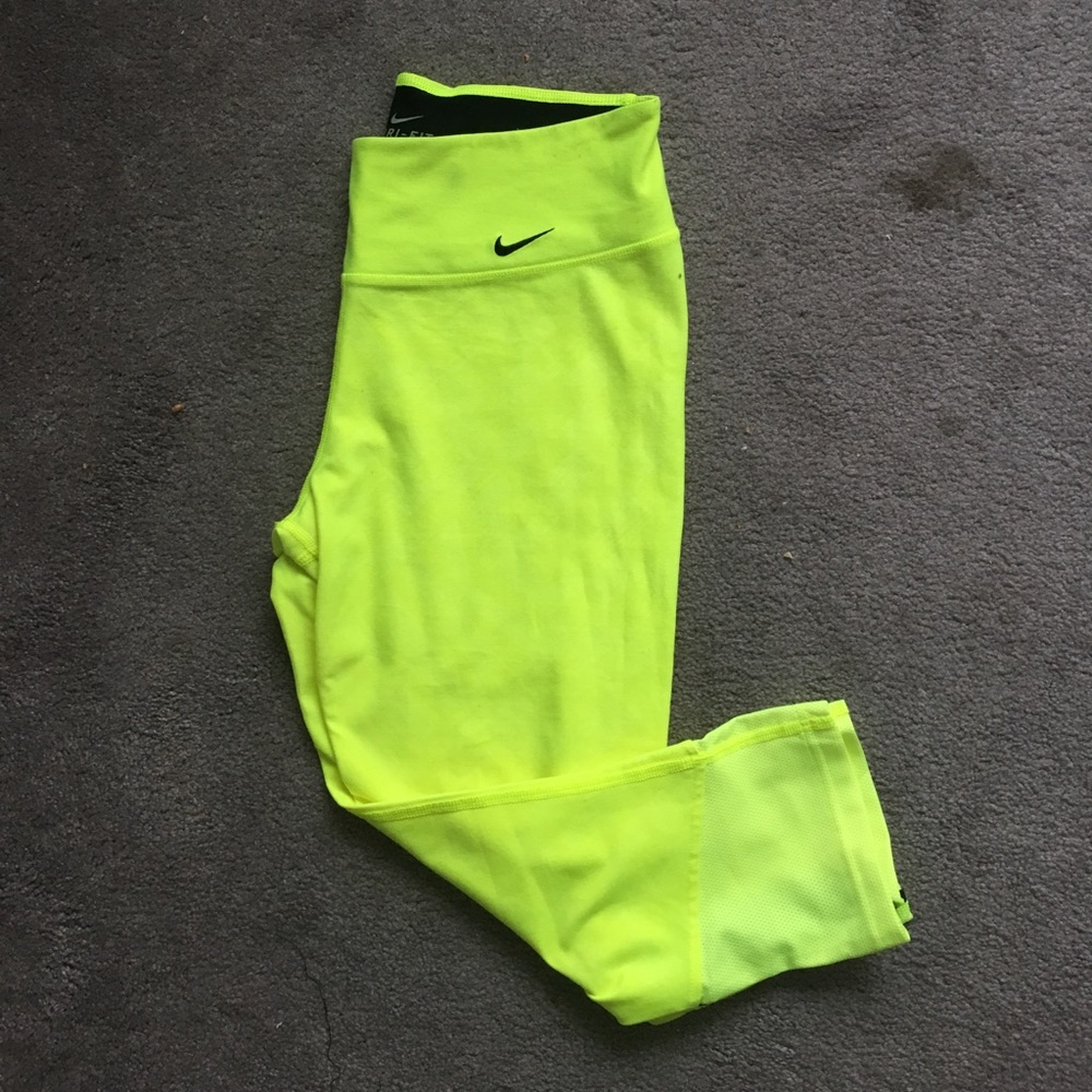 Neon Nike Capris
