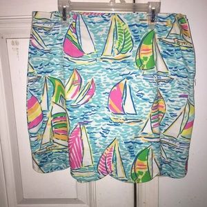 Lilly Pulitzer “You Gotta Regatta” Skirt