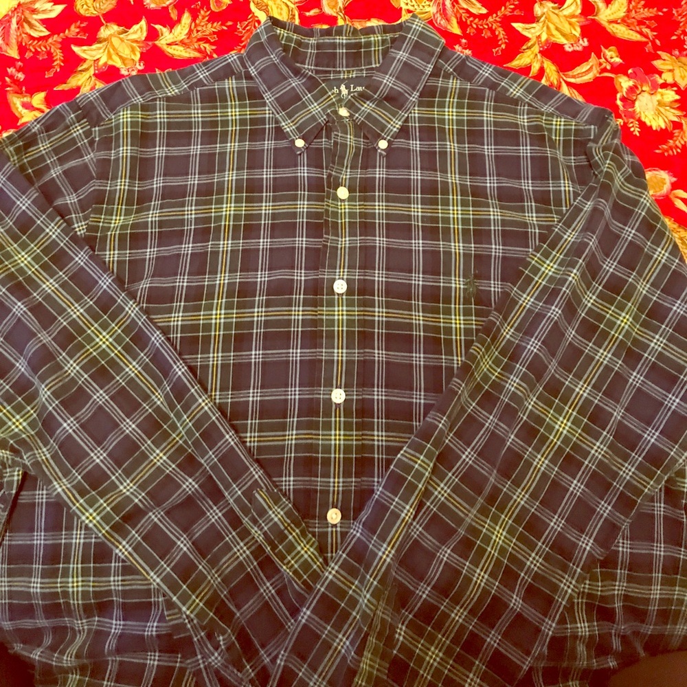 Men's Large Polo Button down