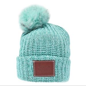 Love Your Lemon Mint Pom Beanie