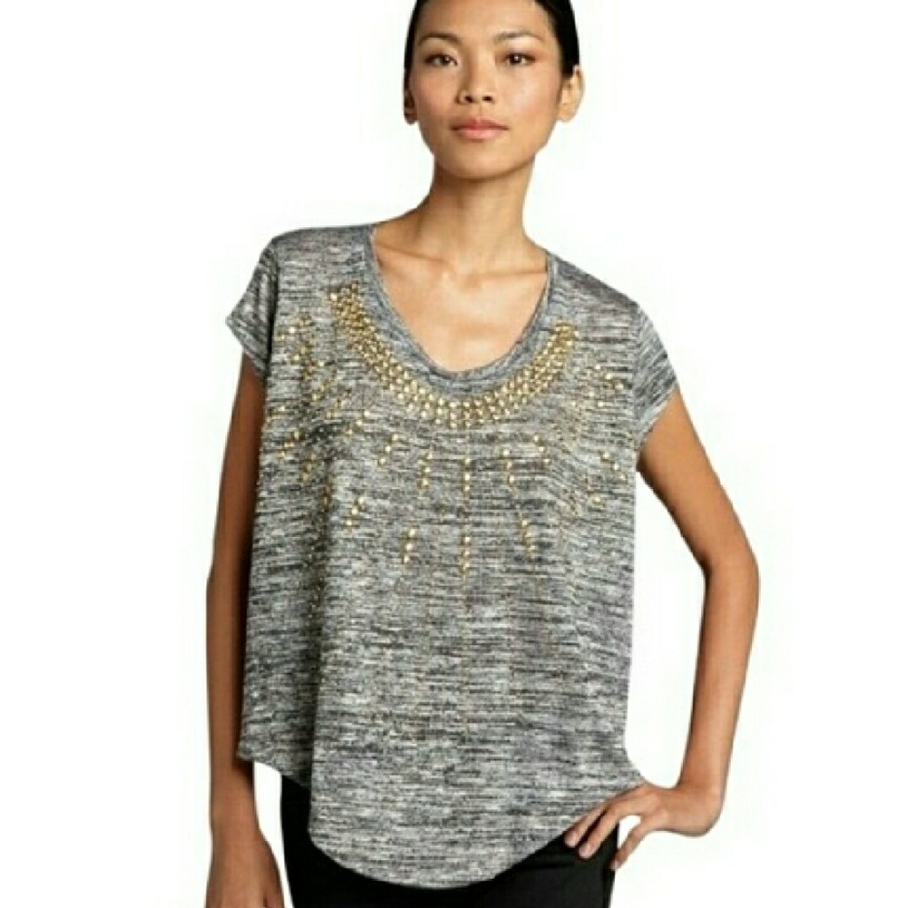T-Bags Gold Studded Top