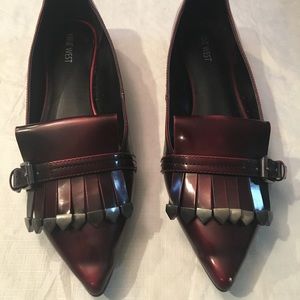 Nine West Burgundy Loafers