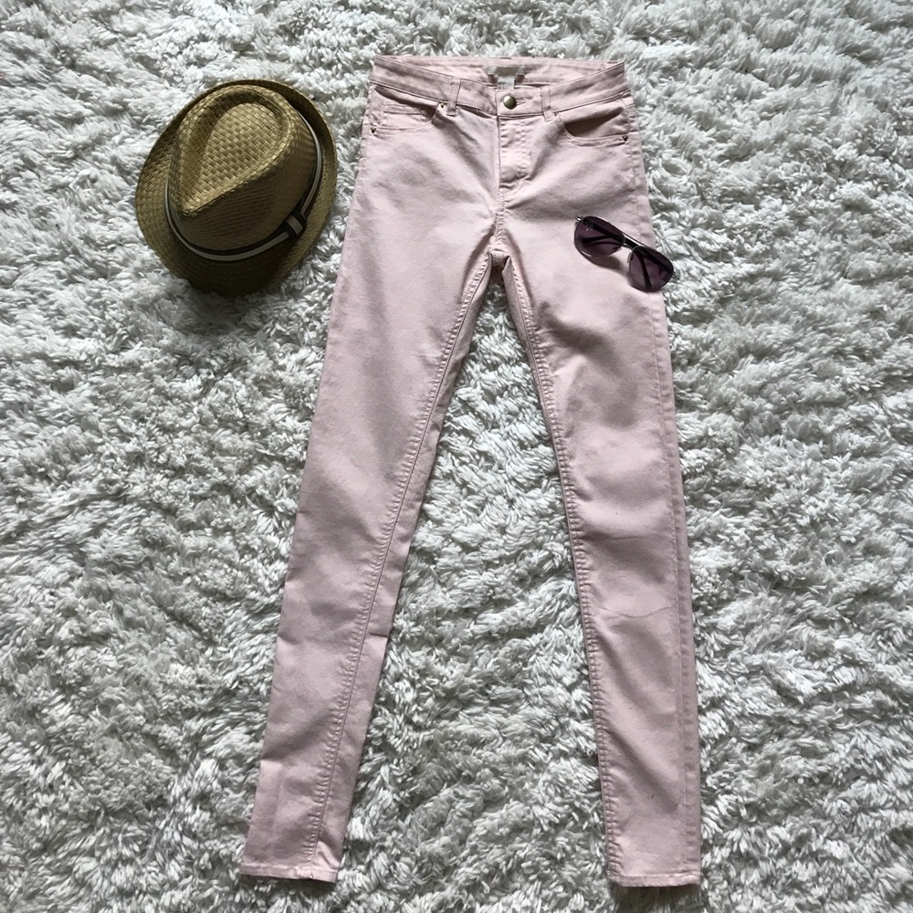 H&M blush skinny jean