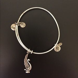 Alex and ani swan bracelet