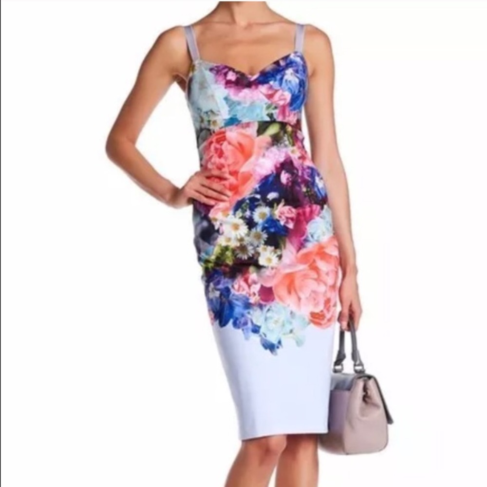Ted Baker Emore Focus Bouquet Midi dress