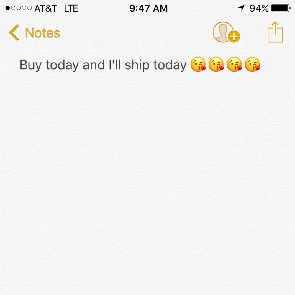 Ship today!!!