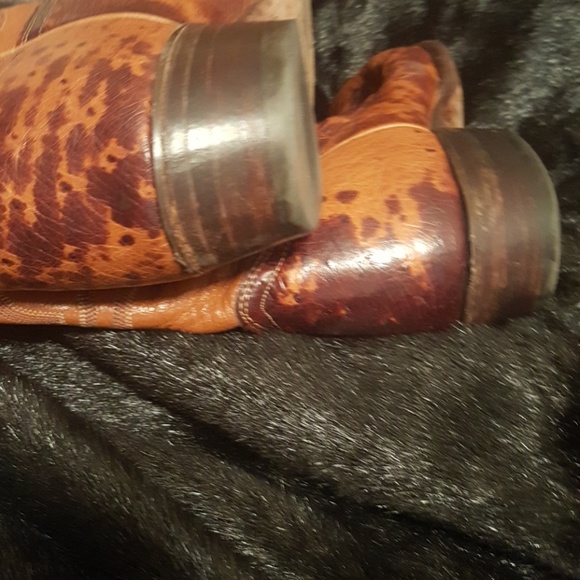 Hand made ostrich men's boots beautiful - Picture 3 of 7