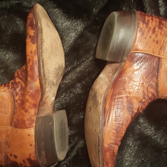 Hand made ostrich men's boots beautiful - Picture 4 of 7