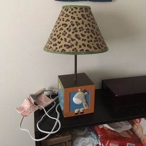Nursery animal lamp