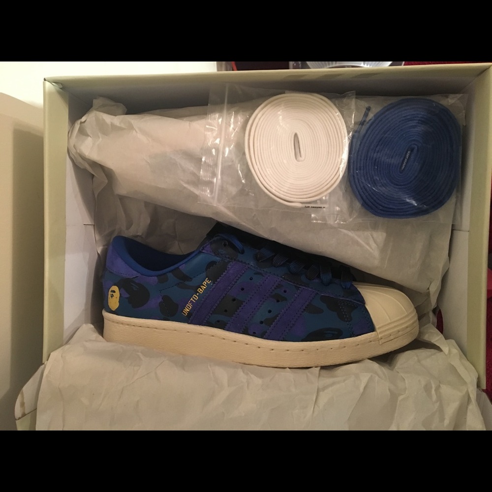 BAPE x UNDFTD Adidas Superstar 80v