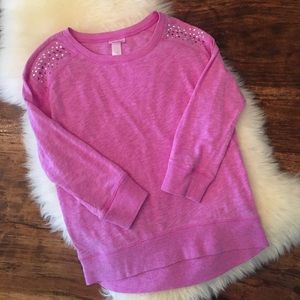 Justice • top with shoulder sparkle