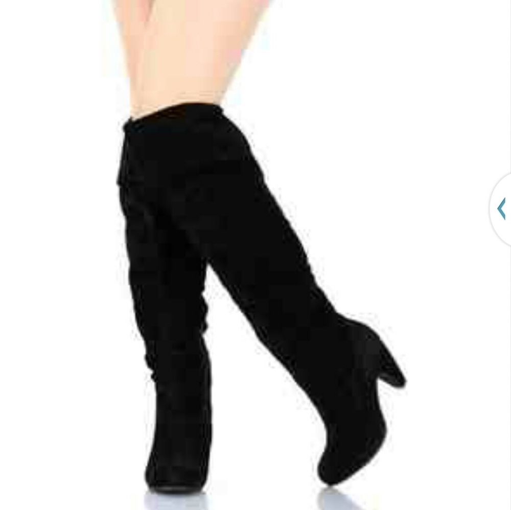 New without tags Black Over the Knee Boots