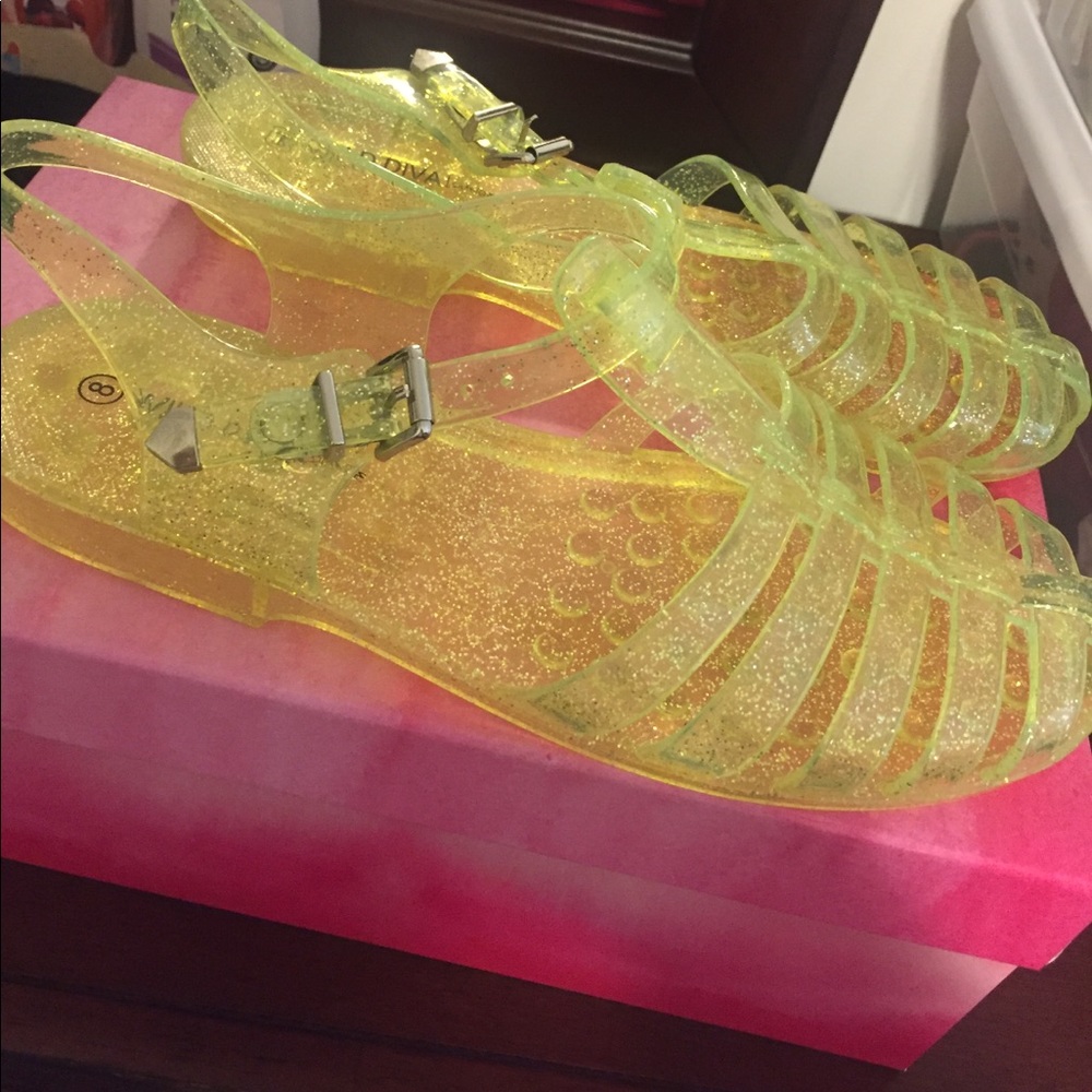 Clear Green Jellies