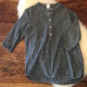 Crewcuts • chambray popover top