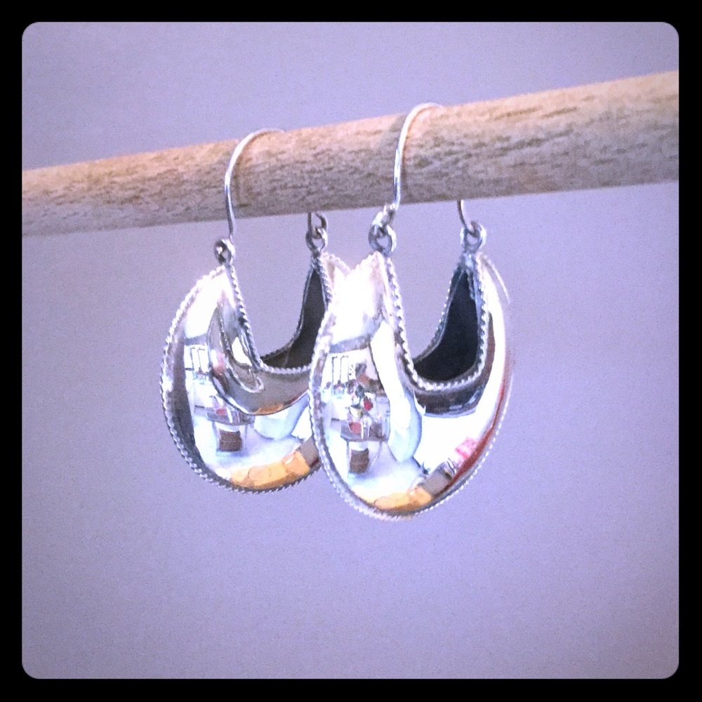 Gorgeous silver earrings