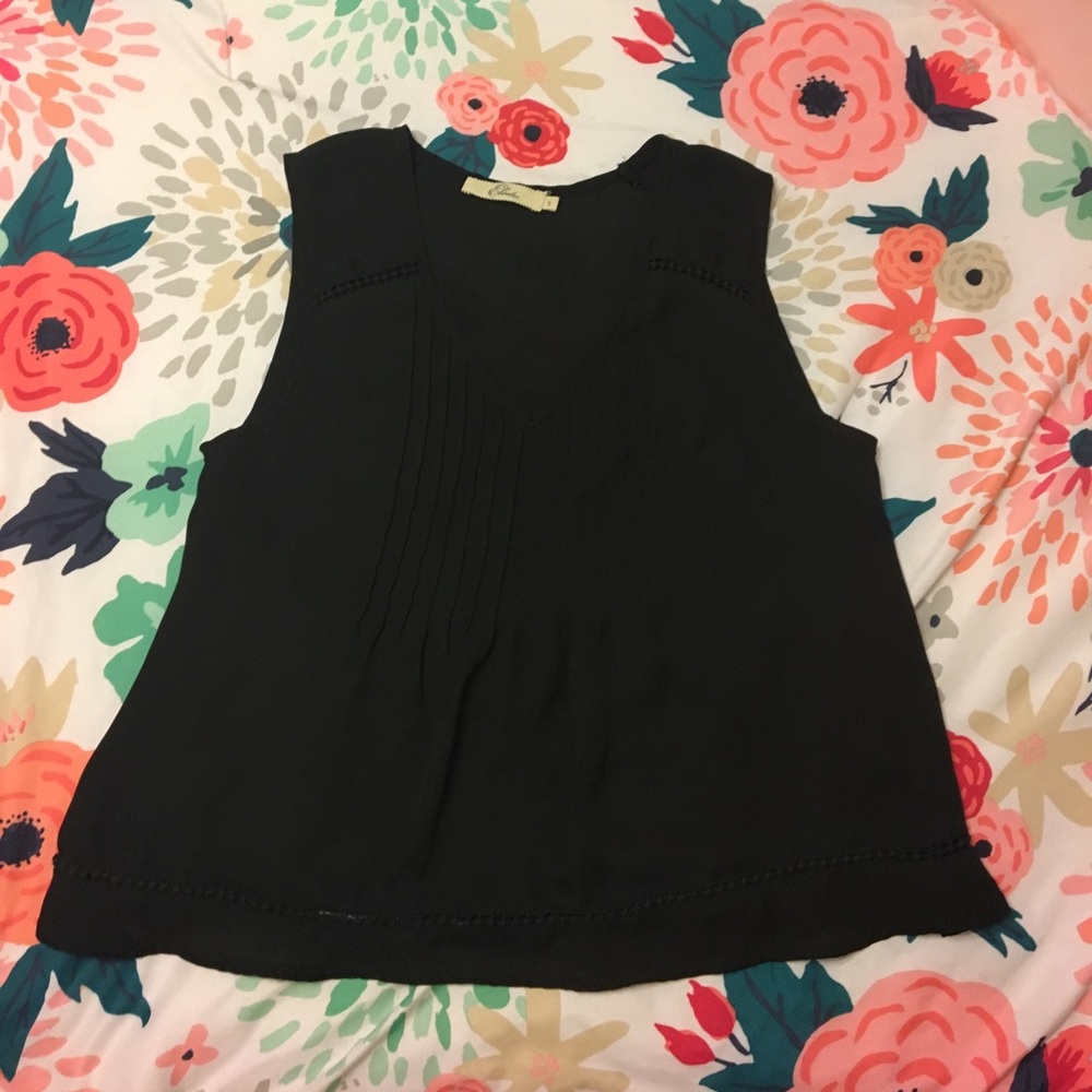 Black Blouse Tank
