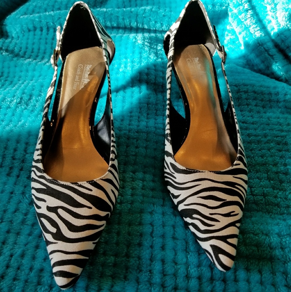 Coach and Zebra shoes 7.5