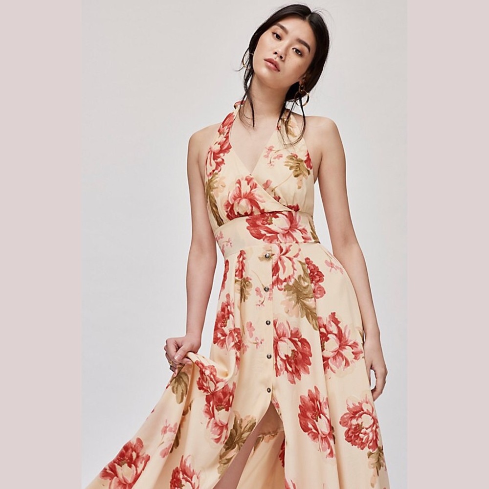 FREE PEOPLE LOVELY LIGHT MAXI