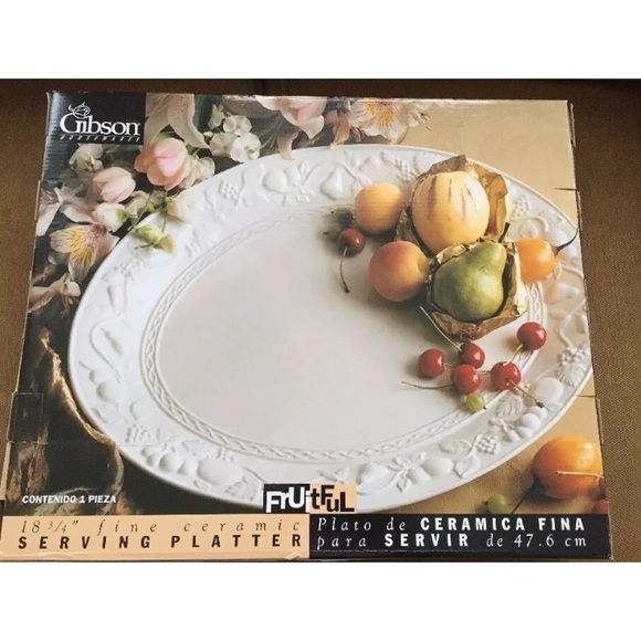 Gibson Ceramic Serving Platter - Picture 1 of 3