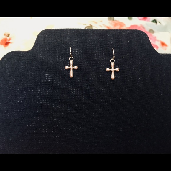 Cross earrings - Picture 1 of 2
