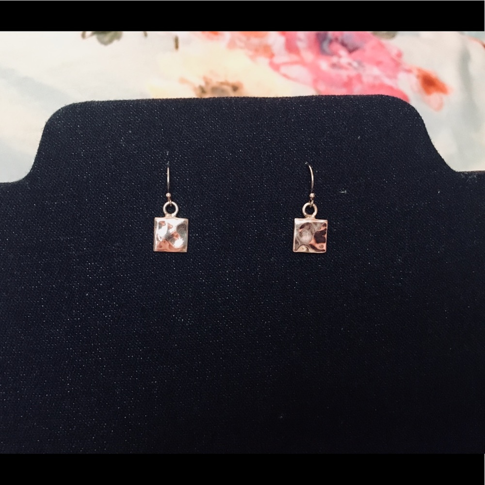Silver earrings