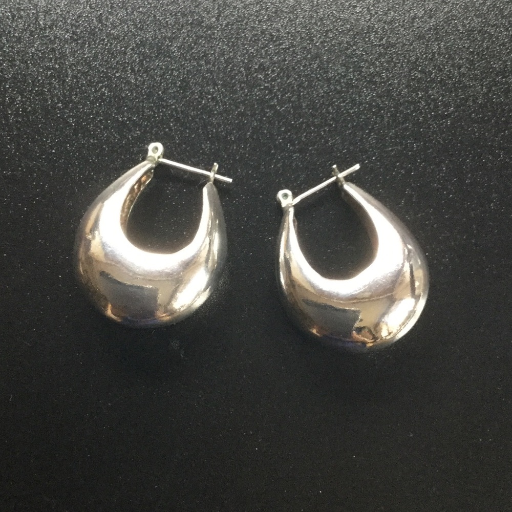 Silver earrings